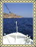 Arrivée en barque à Balos